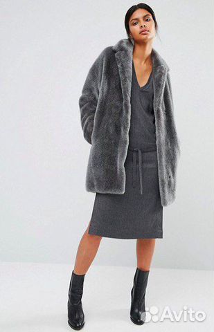 Шуба-кокон из искусственного меха Whistles Шуба-кокон из искусственного меха Whistles