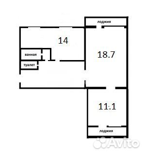 2-к квартира, 56.4 м², 10/10 эт. 2-к квартира, 56.4 м², 10/10 эт.