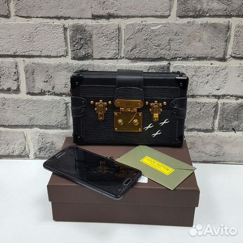 Cумка Louis Vuitton Petite Malle сундук Клатч Cумка Louis Vuitton Petite Malle сундук Клатч