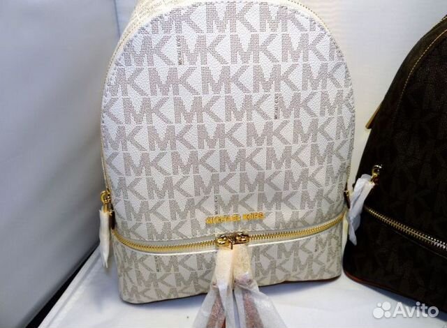 Рюкзак Michael Kors Rhea Logo Signature Vanilla