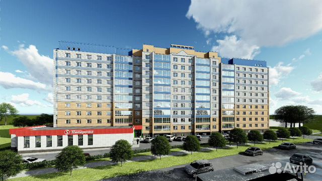 2-к квартира, 58.7 м², 2/10 эт.