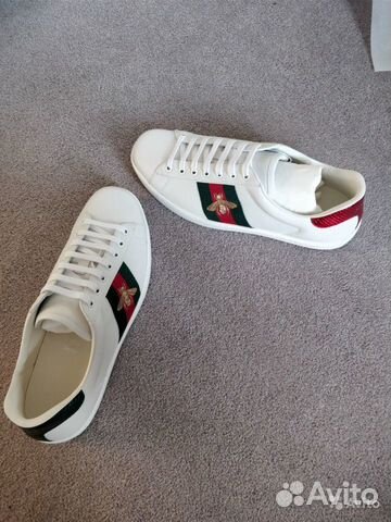 Кеды Gucci Ace из натуральной кожи Гучи Кеды Gucci Ace из натуральной кожи Гучи