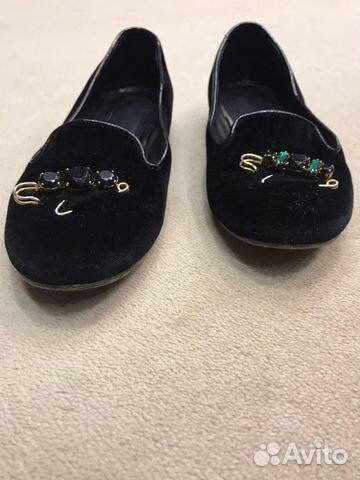 Бархатные лоферы chiara ferragni Бархатные лоферы chiara ferragni