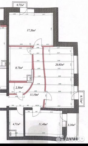 3-к квартира, 80 м², 2/12 эт. 3-к квартира, 80 м², 2/12 эт.