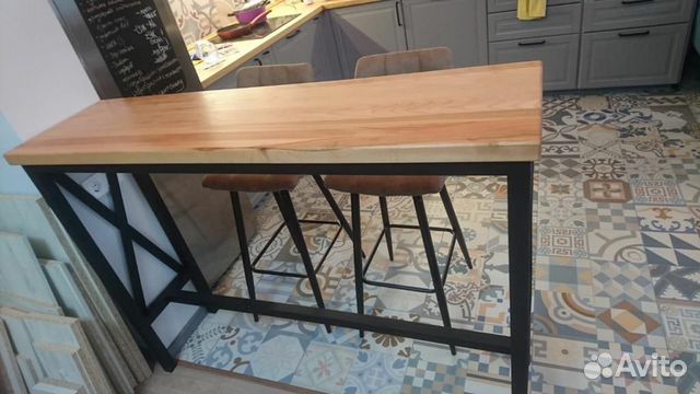 Барная стойка из бука в стиле loft