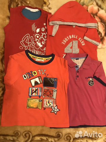 Пакет одежды (лето) на мальчика 110