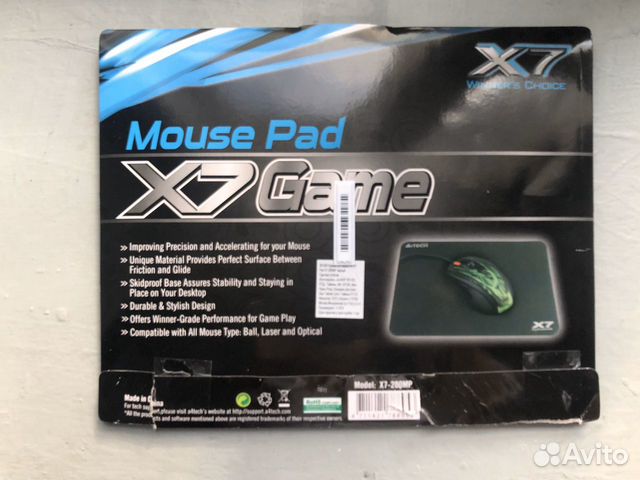Коврик для мыши X7 Game X7-200MP Коврик для мыши X7 Game X7-200MP