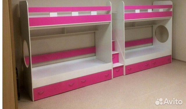 Детская двухъярусная кровать
