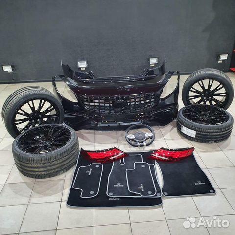 W217 рестайлинг s coupe обвес брабус brabus s63