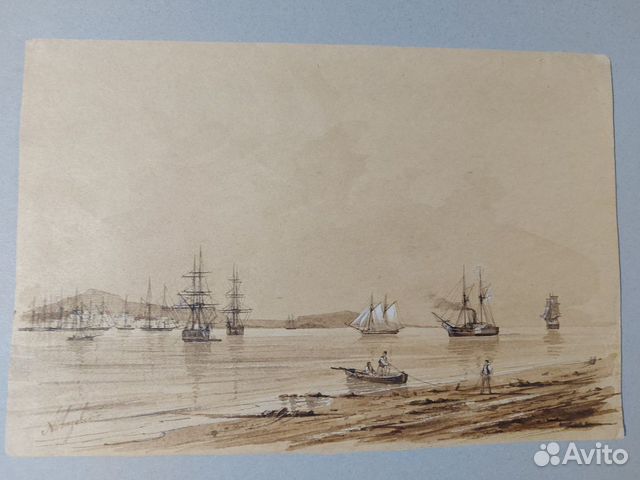 Картина. Гризаль. Корабли Картина. Гризаль. Корабли