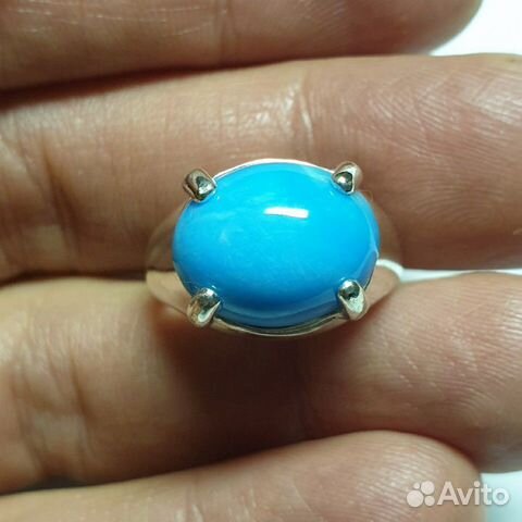 Серебряное кольцо с бирюзой