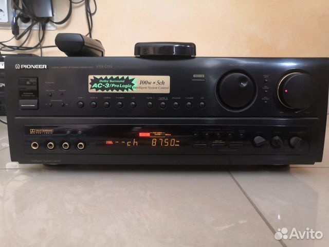 Ресивер Pioneer VSX-D3S Channel 130x2 100x5 Watt R Ресивер Pioneer VSX-D3S Channel 130x2 100x5 Watt R