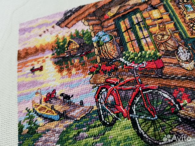Картина вышитая крестом
