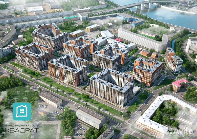1-к квартира, 43.3 м², 2/12 эт.