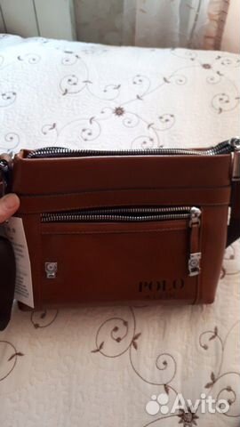 Сумка мужская через плечо polo