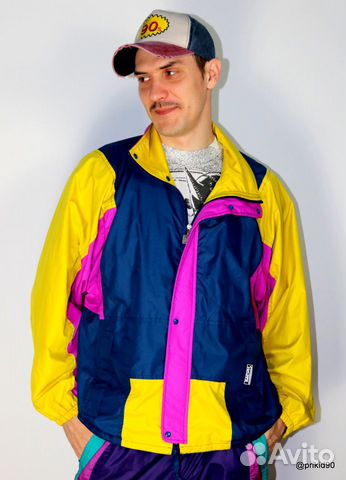 Винтажная ветровка «Grasshoppers», 284 Винтажная ветровка «Grasshoppers», 284