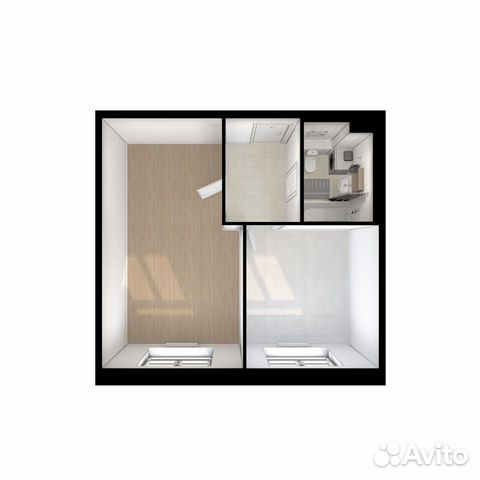 1-к квартира, 39.4 м², 8/15 эт.