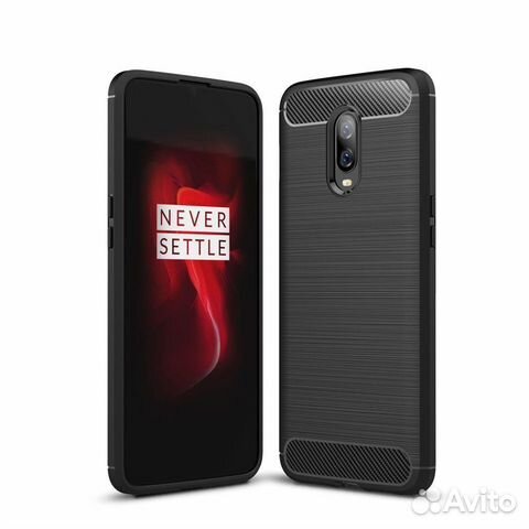 Чехол Carbon для OnePlus 6T (черный) Чехол Carbon для OnePlus 6T (черный)