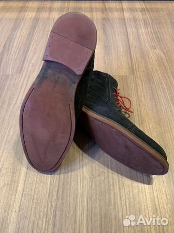 Ботинки демисезонные мужские gant, замша, размер 4