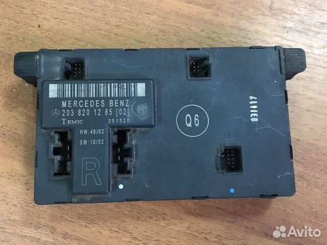 Блок комфорта передний правый Mercedes w203