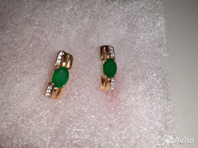 Золотые серьги