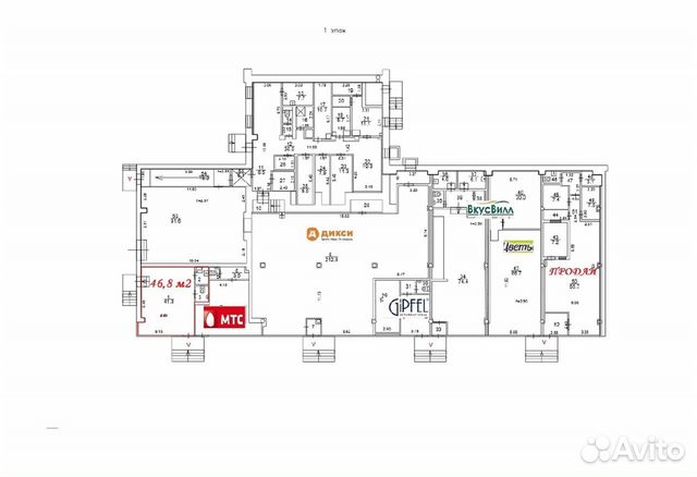 Продам торговое помещение, 127.9 м² Продам торговое помещение, 127.9 м²