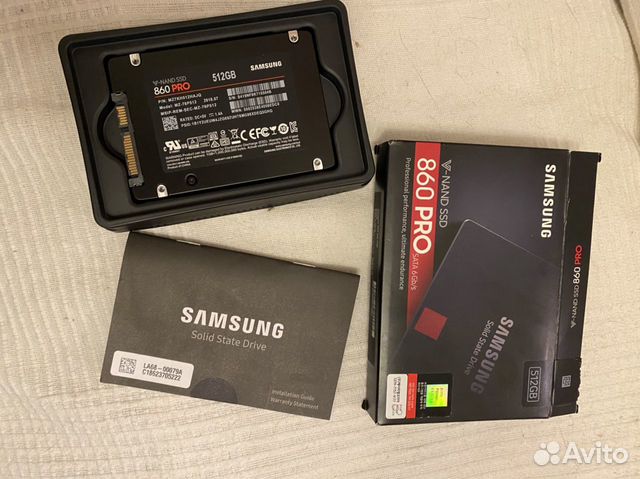 SSD жёсткий диск SAMSUNG 860 Pro 512GB SSD жёсткий диск SAMSUNG 860 Pro 512GB