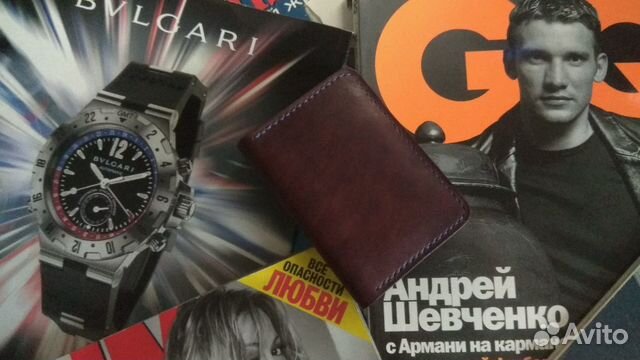 Кожаный кошелек мини портмоне, ручной работы Кожаный кошелек мини портмоне, ручной работы