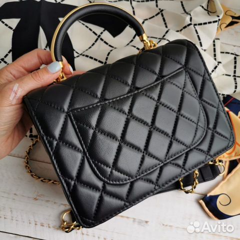 Новая женская сумка мессенджер черная кожа Chanel Новая женская сумка мессенджер черная кожа Chanel