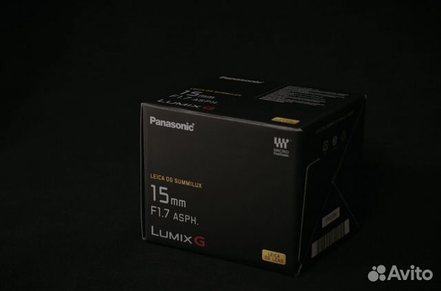 Panasonic 15mm f/1.7 (H-X015E-K, MFT, M43) Panasonic 15mm f/1.7 (H-X015E-K, MFT, M43)