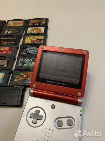 Game boy advance sp mario edition