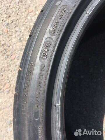 335/25 R20 94Y Michelin RunFlat