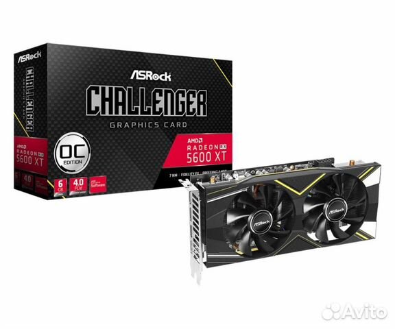 Видеокарта asrockrx5600XT CLD 6GO