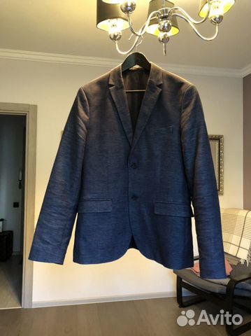 Льняной пиджак / блейзер H&M, размер L