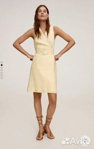 Платье льняное платье mango Платье льняное платье mango