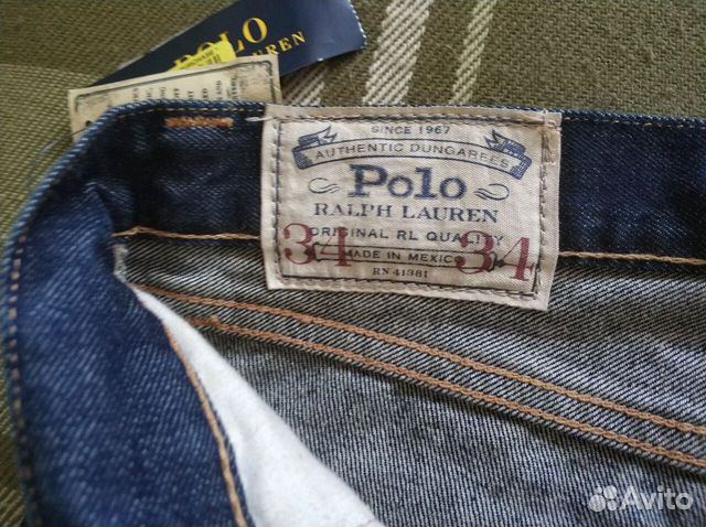 Джинсы Polo Ralph Lauren 34x34 клёш новые Джинсы Polo Ralph Lauren 34x34 клёш новые