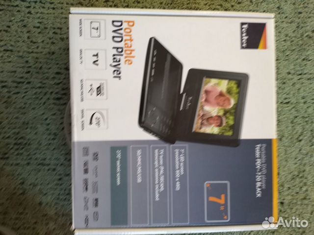 Portable dvd player tesler pdv 720 чёрный