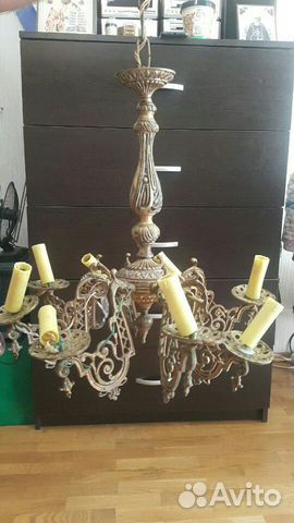 Бронзовая люстра Бронзовая люстра