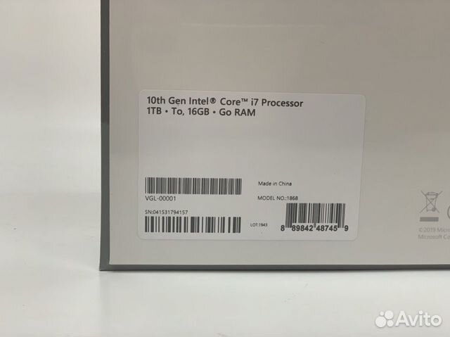 Microsoft Surface Laptop 3 13.5-inch i7 16GB 1TB
