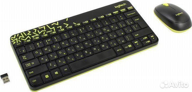 Беспроводная клавиатура+мышь Logitech MK240 Nano Беспроводная клавиатура+мышь Logitech MK240 Nano