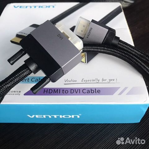 Кабель переходник для монитора hdmi - DVI