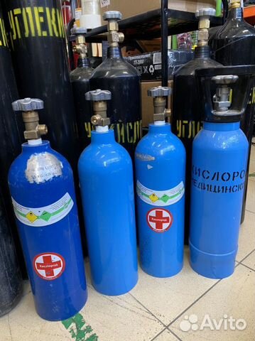 Медицинский кислородный баллон