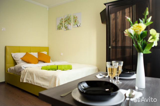 

Квартира-студия, 18 м², 1 кровать