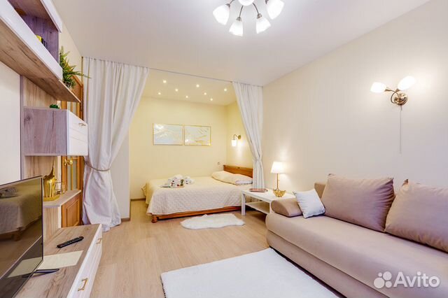 

1-к. квартира, 41 м², 3 кровати