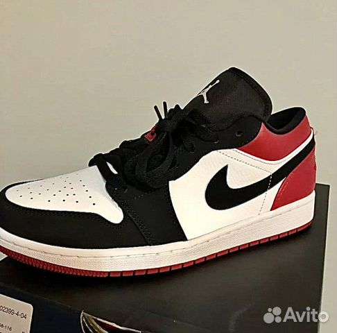 aj 1 low black toe