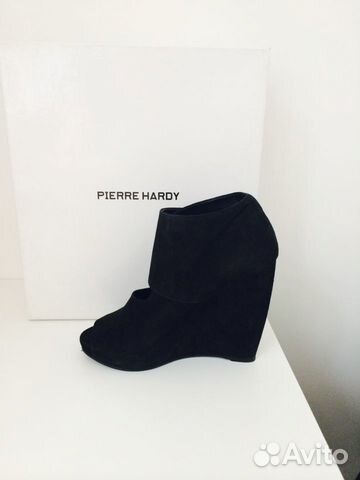 Замшевые черные туфли Pierre Hardy 38 р-р