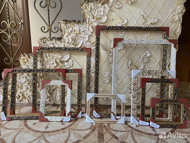 Остатки Рама для зеркал и картин. Дерево сосны