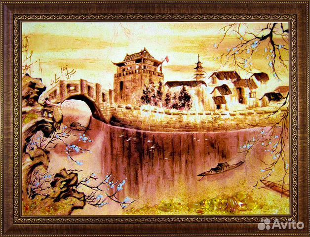 Картина из янтаря - Древний Китай Array