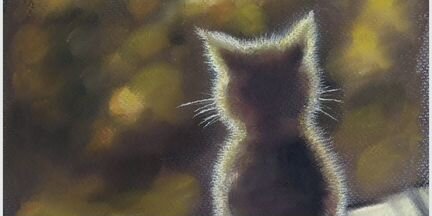 Авторская открытка по мотивам картины 