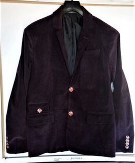 Новый Пиджак тёмно бордовые микровельвет